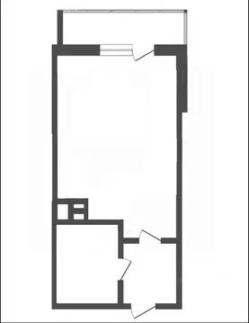 Квартира-студия: Новосибирск, улица Петухова, 162 (25 м)