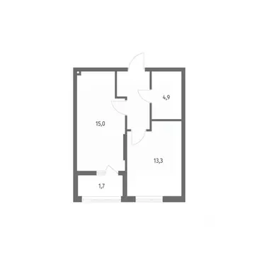 1-к кв. Калининградская область, Калининград пос. Лермонтовский, ул. ...