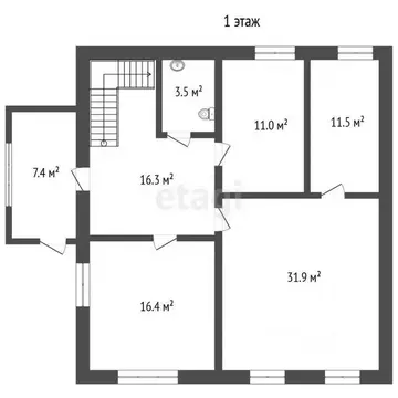 Дом в Тюменская область, Тюмень ул. Калинина (156 м)