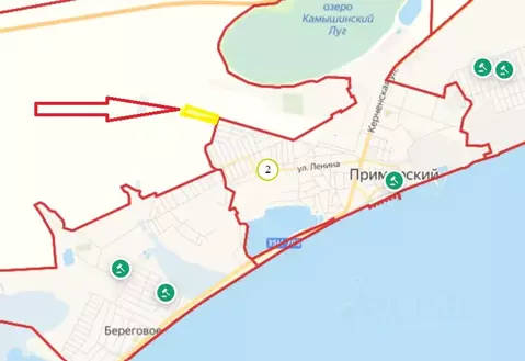 Участок в Крым, Феодосия муниципальный округ, Приморский пгт ул. ...