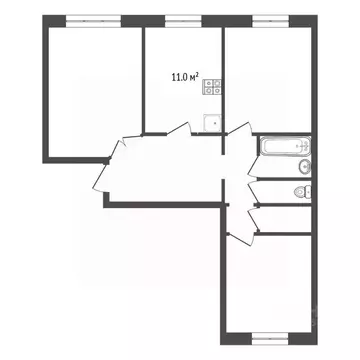 3-к кв. Ставропольский край, Пятигорск ул. Адмиральского (76.0 м)