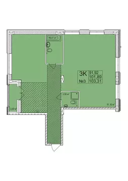 3-к кв. Нижегородская область, Нижний Новгород Ильинская ул., 121 ...