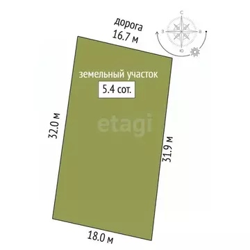 Участок в Мордовия, Саранск Заря-1 СНТ,  (539.0 сот.)