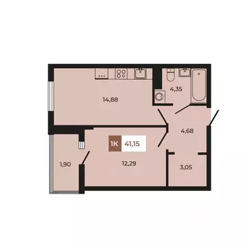 1-к кв. Ростовская область, Аксайский район, Щепкинское с/пос, пос. ...