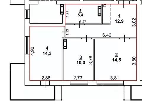 2-к кв. Крым, Ялта проезд Бакунинский, 13 (57.1 м)