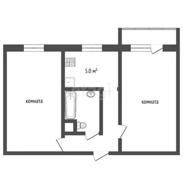 2-комнатная квартира: Петропавловск-Камчатский, проспект 50 лет ...