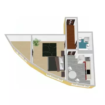 1-к кв. Воронежская область, с. Новая Усмань ул. Полевая, 47А (38.0 м)