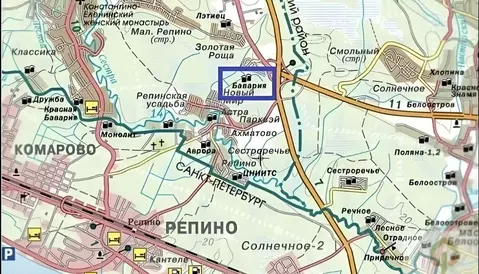 Участок в Ленинградская область, Выборгский район, Первомайское с/пос, ...