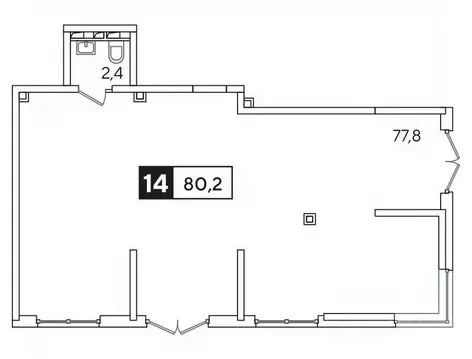 Офис в Краснодарский край, Краснодар ул. Анны Ахматовой, 6/1 (81 м)