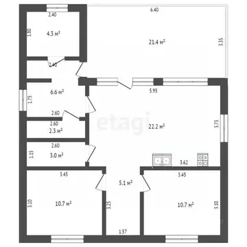 Дом в Тюменская область, Тюменский муниципальный округ, с. Перевалово ...