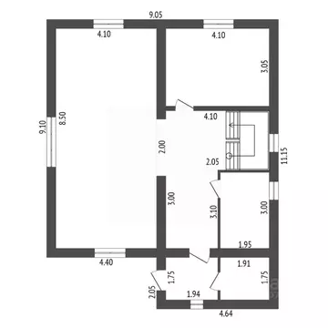 Дом в Ленинградская область, Гатчинский муниципальный округ, пос. ...