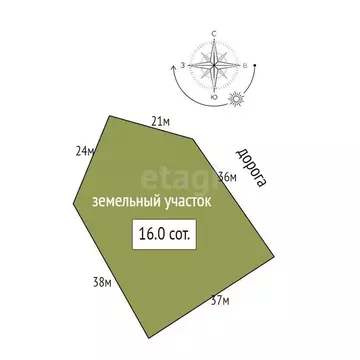 Участок в Санкт-Петербург, Зеленогорск (16 м)