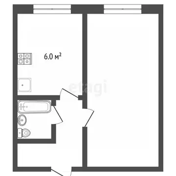 1-к кв. Вологодская область, Харовск ул. Энергетиков, 4А (35.9 м)