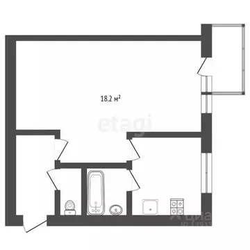 1-к кв. Тюменская область, Тюмень ул. Салтыкова-Щедрина, 3 (30.0 м)