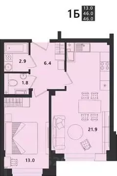 1-к кв. Псковская область, Псковский район, Завеличенская волость, д. ...
