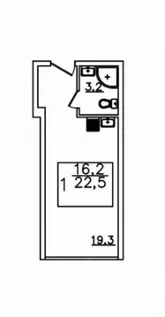 1-к кв. Ставропольский край, Пятигорск Ессентукская ул., 33 (22.5 м)
