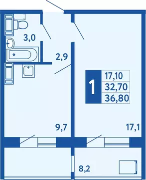 1-к кв. Башкортостан, Уфа Дема жилрайон, Новая Дема жилой комплекс ...