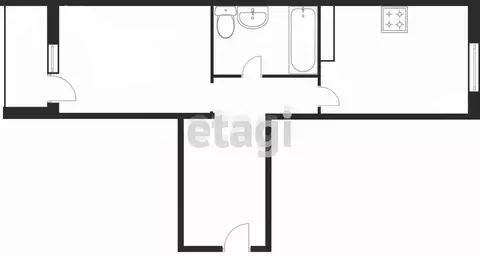 1-к кв. Костромская область, Кострома ул. Ивана Сусанина, 41 (51.0 м)