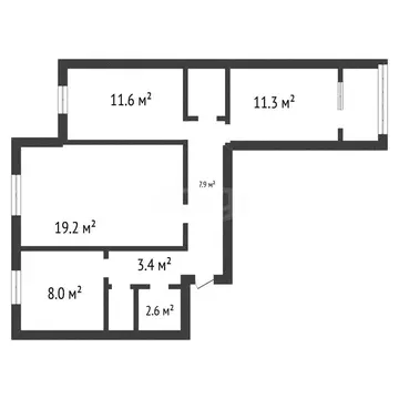 3-комнатная квартира: Воронеж, улица Мордасовой, 7 (67.5 м)