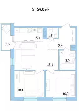 3-к кв. Карелия, Петрозаводск Старая Кукковка тер., Старая Кукковка-3 ...