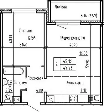2-к кв. Новосибирская область, Новосибирский район, Мичуринский ...