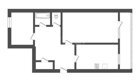 2-комнатная квартира: Борисоглебск, Северный микрорайон, 47 (52 м)