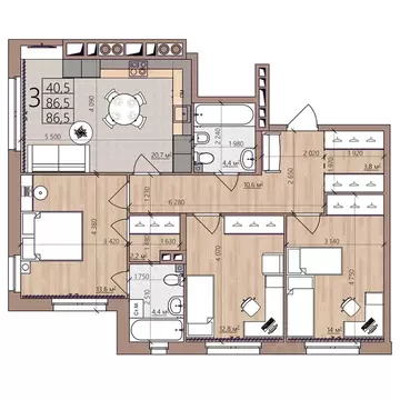 3-к кв. Рязанская область, Рязань пос. Шпалозавода, Окская Стрелка ...