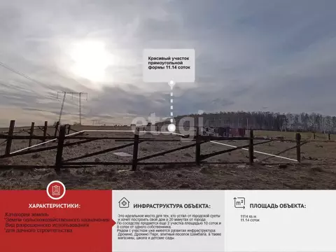 Участок в Красноярский край, Красноярск городской округ, с. Дрокино  ...