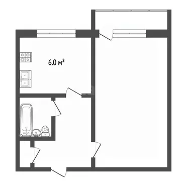 1-к кв. Владимирская область, Муром ул. Свердлова, 28 (30.0 м)