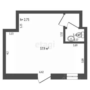 Помещение свободного назначения в Мордовия, Саранск Большевистская ...