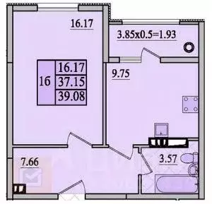 1-к кв. Крым, Евпатория ул. Чапаева, 28Г (36.08 м)