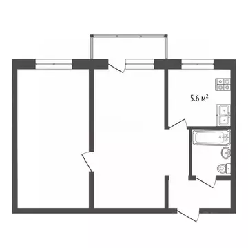 2-к кв. Архангельская область, Новодвинск ул. 50-летия Октября, 42к1 ...