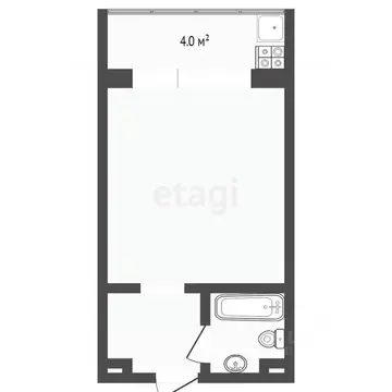 Студия Тюменская область, Тюмень ул. Щорса, 1а (12.4 м)