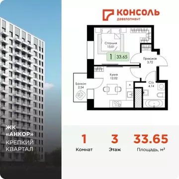 1-к кв. Нижегородская область, Нижний Новгород 15-й Канавинского ...