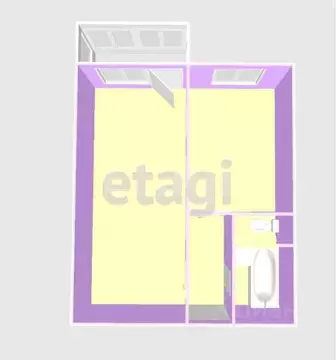 1-к кв. Сахалинская область, Южно-Сахалинск Больничная ул., 2 (40.0 м)