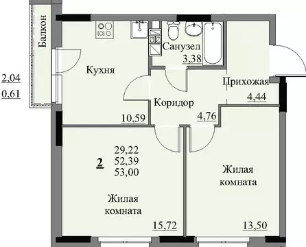 2-к кв. Удмуртия, Ижевск Автопроизводство жилрайон, 3-й мкр, Арден на ...