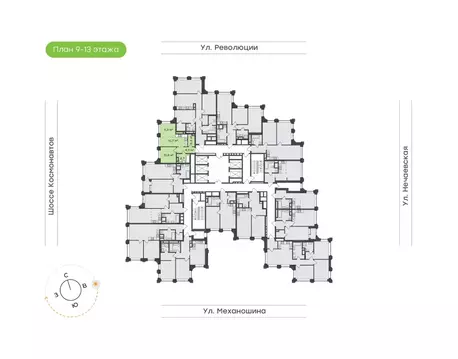 2-к кв. Пермский край, Пермь ул. Механошина, 16 (45.5 м)