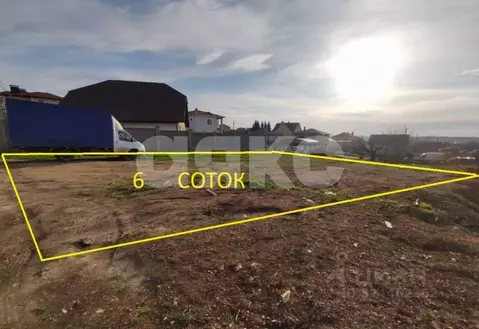 Участок в Крым, Симферопольский район, Молодежное пгт ул. Калиновая, ...