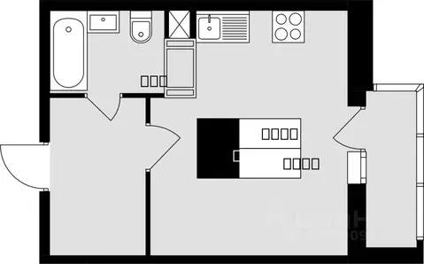 Студия Московская область, Подольск Красная Горка мкр, ул. Садовая, 14 ...