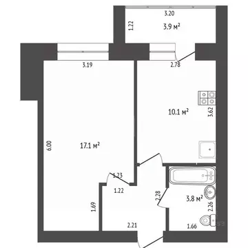 1-к кв. Московская область, Дмитров Сиреневая ул., 7 (35.2 м)