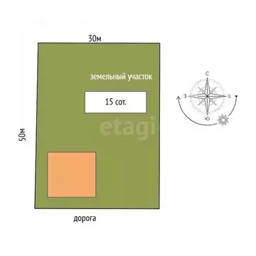 Дом в Владимирская область, Петушинский район, Нагорное муниципальное ...
