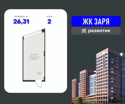 Помещение свободного назначения в Воронежская область, Воронеж Заря ...