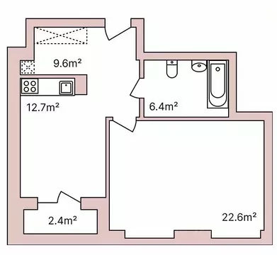 1-к кв. Нижегородская область, Нижний Новгород ул. Соревнования, 8 ...