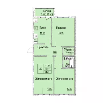 3-к кв. Нижегородская область, Нижний Новгород Вязниковская ул., 41 ...