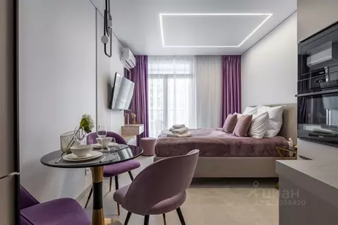 Студия Краснодарский край, Сочи Бытха мкр, ул. Ясногорская, 16/2к6 ...