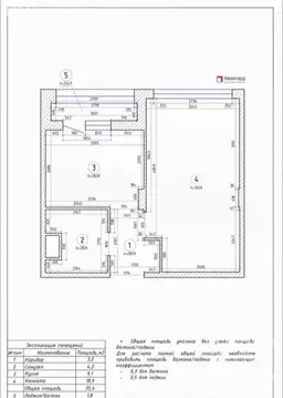 1-комнатная квартира: Санкт-Петербург, улица Челюскина, 8с1 (35.4 м)