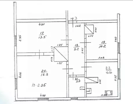 3-к кв. Кировская область, Слободской Вокзальная ул., 10 (63.3 м)