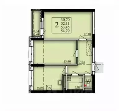 2-к кв. Башкортостан, Уфа Затон-Восточный жилрайон, Паруса жилой ...