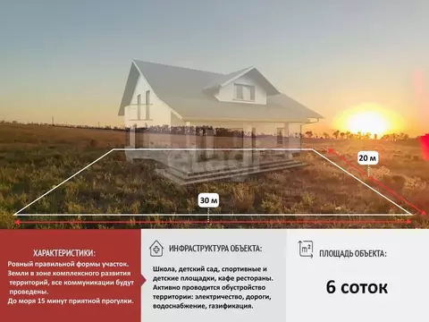 Участок в Крым, Симферопольский район, Николаевка пгт  (6.0 сот.)