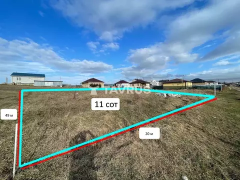 Участок в Крым, Симферопольский район, с. Доброе ул. Апрельская (11.0 ...